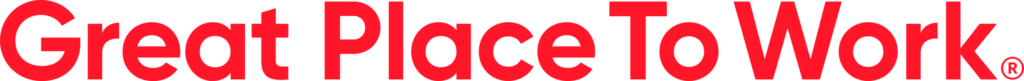 Great Place To Work logo in red text.